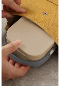 Resim Piev House By House Çanta İçi Aynalı Mini Makyaj Takı Kutusu Cappuccino 