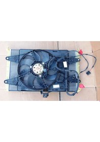 Resim Doblo 1.9 Klimalı Radyatör Fan Motoru Kondenser Set 