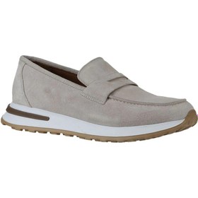 Resim Bueno Bej Süet Erkek Loafer 