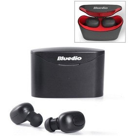 Resim Bluedio Tws T-elf Bluetooth Sürüm 5.0 Kulaklık Şarj Kabinli Kulak İçi Bluetooth Kulaklık Kırmızı 