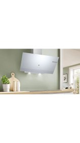Resim Bosch DWK97PJ20T Davlumbaz Duvar Tipi Beyaz 90 cm 400 m3/sa Yüksek Emiş Gücü 