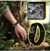 Resim Gaojunshop01 Elektronik Spor Bilekliği Rose Red Renk Fitness Takip Touch Ekran Hediye Diğer 