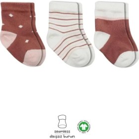 Resim Luord-Store 3'lü Penye Kız Soket Çorap 10112 Pudra 