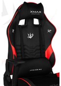 Resim Rio Terletmez Kısmi Derili Kadife Kumaş Kırmızı Siyah Gaming Oyuncu Koltuğu -2 Siyah 