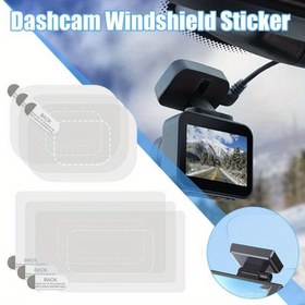 Resim Dashcam Ön Cam Sticker, Elektrostatik Şeffaf Ön Cam Film Ekran Sticker 