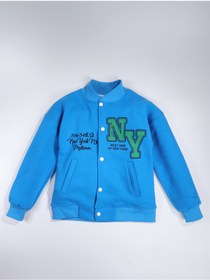 Resim YHH Kids Mavi Unisex Çocuk Kolej Ceketi Ny | 13-16 Yaş 