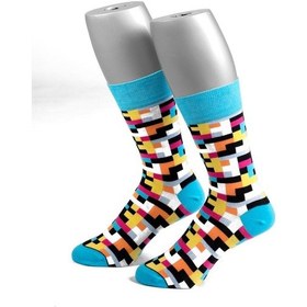 Resim Ozzy Socks Blok Desenli Çorap Çok Renkli 