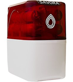 Resim Savora 14 Aşamalı 8 Lt. Çelik Tanklı Kapalı Kasa Pompasız Su Arıtma Cihazı Özel Sarım Membran Filtre 