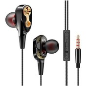 Resim Qkz Ck8 Kablolu 3.5 Mm Kulak İçi Kulaklık Siyah 