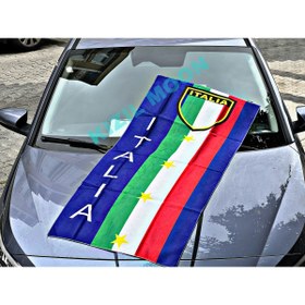 Resim Kızıl Gök Oto Serisine Uyumlu Büyük Boy 1. Kalite Araç Sırt Yazılı Italya Havlu 130x30 