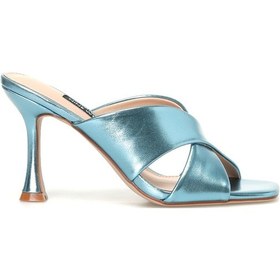 Resim Nine West Granı 4fx Mavi Kadın Topuklu Terlik 000000000101484486 Mavi 