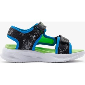 Resim Skechers Sola Glow Sandal - Aquatastic Büyük Erkek Çocuk Siyah 