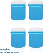 Resim GongtuShop 4 Adet Kare Tarzı 3m Metal Plaka Disk Demir Levha Mıknatıs Cep Cep Telefonu Tutucu Manyetik Disk Demir Araba Havalandırma Dağı Akıllı Telefon Standı (Yurt Dışından) 