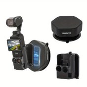 Resim Çok Fonksiyonlu Manyetik Montaj DJI Osmo Pocket 3 için - Ayarlanabilir Taşınabilir Tutucu Tabanı Metal Yapı, Güvenli Manyetik Bağlantı & Vlogging için 360° Dönüş, Aksiyon Kamerası Aksesuarları, Vlog Ekipmanı, Modern Tasarım, Sağlam Yapı 