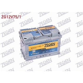 Resim Zegen-zg12v75 - Aku 12v 75 Ah 278x175x190 