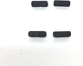 Resim Xbox 360 Slim için Yedek 4 ADET Kauçuk Ayak Muhafazası Kılıfı Kauçuk Kapak (Siyah) 