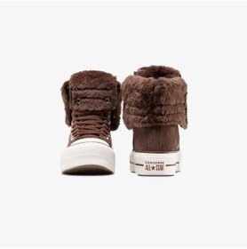 Resim Converse Chuck Taylor All Star Fold Over Lift Kadın Kahverengi Sneaker A15230c Kahverengi 