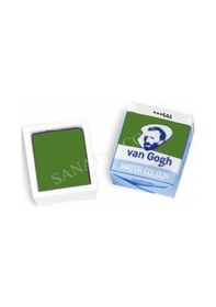 Resim Talens Van Gogh 1/2 Tablet Sulu Boya 644 Hooker Green Light 