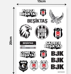 Resim Beşiktaş Sticker Seti Forza - Lisanslı Orijinal 