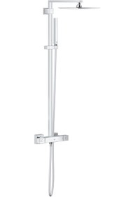 Resim Grohe Euphoria Cube System 230 Duvara Monte Termostatik Bataryalı Duş Sistemi (26087000) 