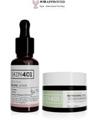 Resim Skin401 cilt renk tonu eşitlemeye yardımcı ve nemlendirici bakım rutini 