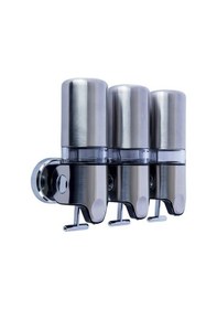 Resim Bocchi Boccni - Sıvı Sabunluk Üçlü 450 Ml X3 Mat Paslanmaz Çelik - 3052-0003 Krom 