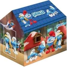 Resim Esranın Dünyası Şirinler - Smurfs Temalı Lisanslı Kaliteli Kumaşlı 2 Kişilik Kolay Kurulum Eğlenceli Çocuk Oyun Çadırı 
