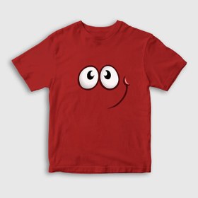 Resim Presmono Unisex Çocuk Kırmızı Smile Oyun Red Ball T-shirt 362479tt 