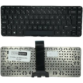 Resim Notespare Hp Ile Uyumlu 767823-001, 767823-141 Notebook Klavye Siyah Tr 