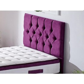Resim Nironyatak Niron Violet Tek Kişilik Yatak Başlığı - 120 Cm Mor Kumaş Başlık 
