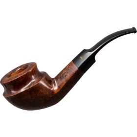 Resim Şahin Üç Yıldız 730 9mm. Filtreli Ebonit Saplı Pipo 