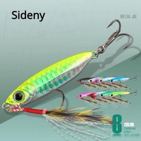Resim 1 adet 7/10/15/20/25/30g Metal Jig, Sahil Dökümü İçin Balıkçılık Kaşığı, Deniz Balıkçılığı Takımı, Yapay Yem 