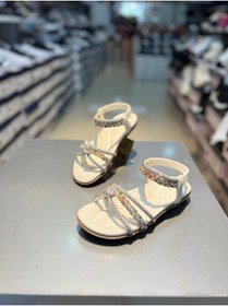 Resim Guja Kız Çocuk Taşlı Şık Düz Sandalet 