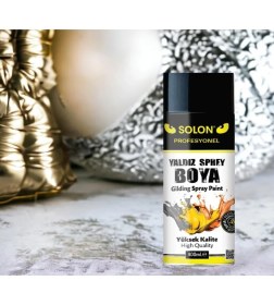 Resim Solon Gümüş (Gri) Isıya Dayanıklı Yaldız Sprey Boya 400 ml 