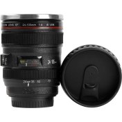 Resim Youtek Kamera Lens Tasarımlı 400ml Paslanmaz Çelik Termos Bardak, Fotoğraf Severlere Özel, Düşük Tükenmez, Sızıntı Engeli, Siyah Beyaz 