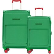 Resim United Colors Of Benetton BNT2800 Büyük Ve Orta Boy Yeşil 2'li Valiz Seti 