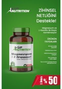 Resim Magnezyum Magnesium L-threonate Vejeteryan 90 Bitkisel Kapsül Magnezyum L-treonat 