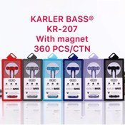 Resim Karler Bass AKZ020 Kafa Üstü Işıklı Kedi Kulaklık - Kırmızı MRAYD 