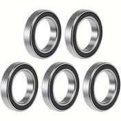 Resim 2 adet/5 adet 6803-2RS Derin Oluklu Toplu Rulmanlar 17x26x5mm Çift Kauçuk Mühürleme Yüksek Performanslı Rulman Çeliği 