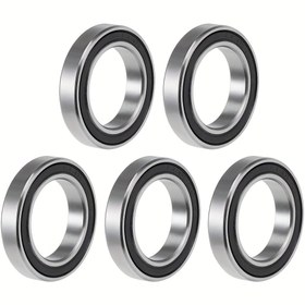 Resim 2 adet/5 adet 6803-2RS Derin Oluklu Toplu Rulmanlar 17x26x5mm Çift Kauçuk Mühürleme Yüksek Performanslı Rulman Çeliği 
