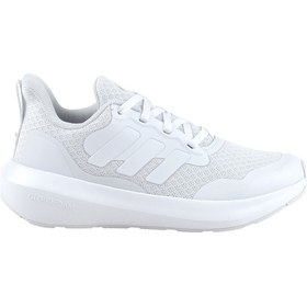 Resim Adidas Fortarun 3.0 J Unisex Beyaz Koşu Ayakkabısı Beyaz Beyaz 