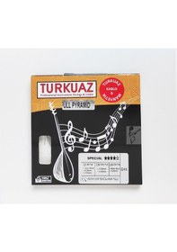 Resim Turkuaz Cg418 0.18 Pyramid + Pyramid Bamlı Kısa Sap Bağlama Teli 