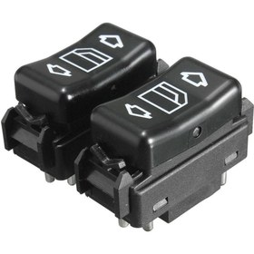 Resim Genel Markalar Mercedes W124 Cam Açma Kapama Anahtarı 6pin Uyumlu 