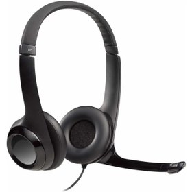 Resim LOGITECH H390 HEADSET MİKROFONLU USB KULAKLIK 981-000406 