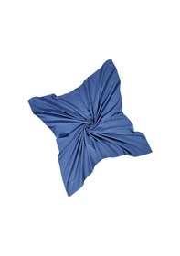 Resim Mim Eşarp Tuana Eşarp Pamuk Jazz Eşarp 110x110cm Koyu İndigo 