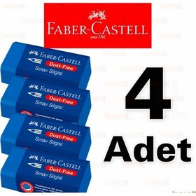 Resim Faber-Castell Sınav Silgisi Mavi 4 Adet 