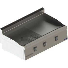 Resim seamac 700 Seri Elektrikli Izgara Tam Nervür Krom 120X70 cm 