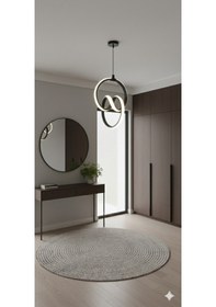 Resim İmza Model Siyah Led Avize 3 Renk Ayarlanabilir Modern Işık Diğer 