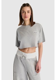 Resim New Balance Kadın Tişört Gri 
