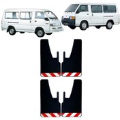 Resim Mitsubishi L300 Kırmızı-beyaz Fosforlu 4'lü Paçalık Çamurluk Tozluk Mıt0fx00902 